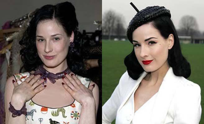 Dita Von Tesse. Personas como Mario Vaquerizo, Carmen de Mairena o Alaska pueden resultar irreconocibles sin tanto polvo en la cara