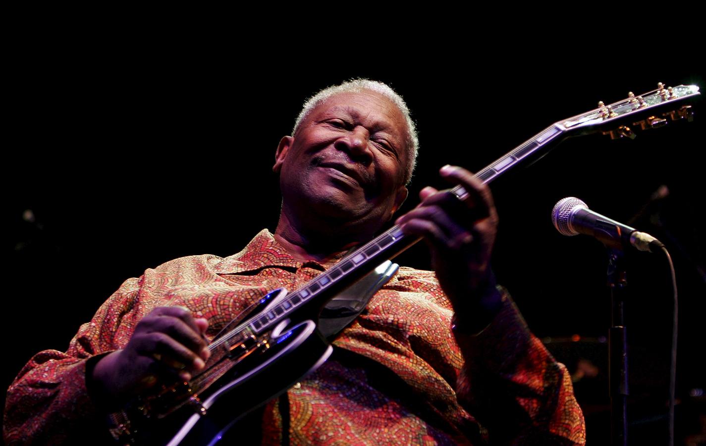 B. B. King, durante su actuación en el Festival de Guitarra de Córdoba, en 2006.