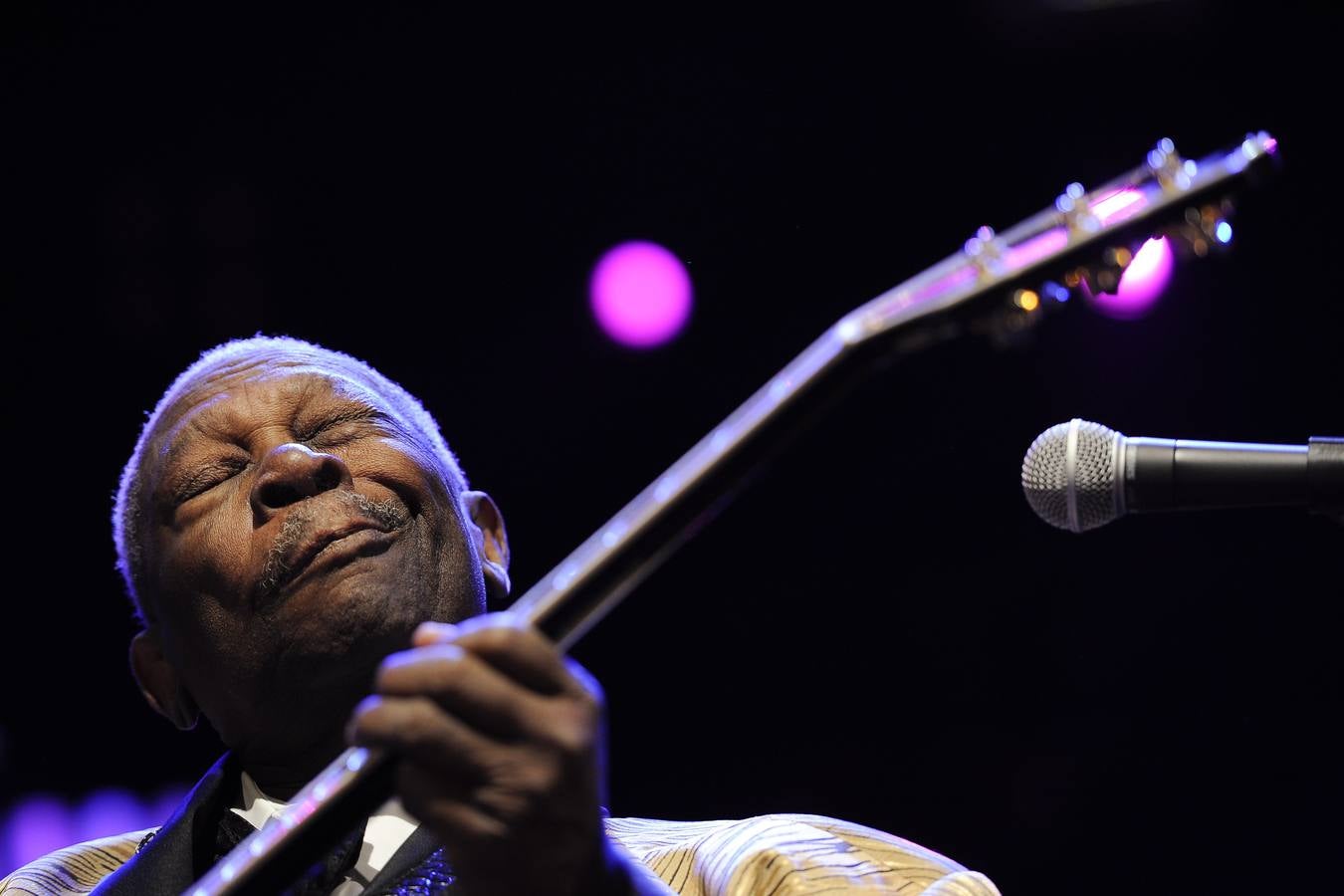 Una actuación de B. B. King en 2011 en el 45 Festival de Jazz de Montreux.