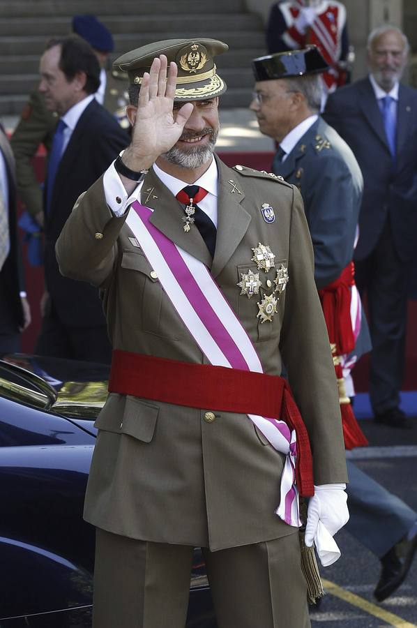 Los Reyes presiden el acto central del Día de las Fuerzas Armadas