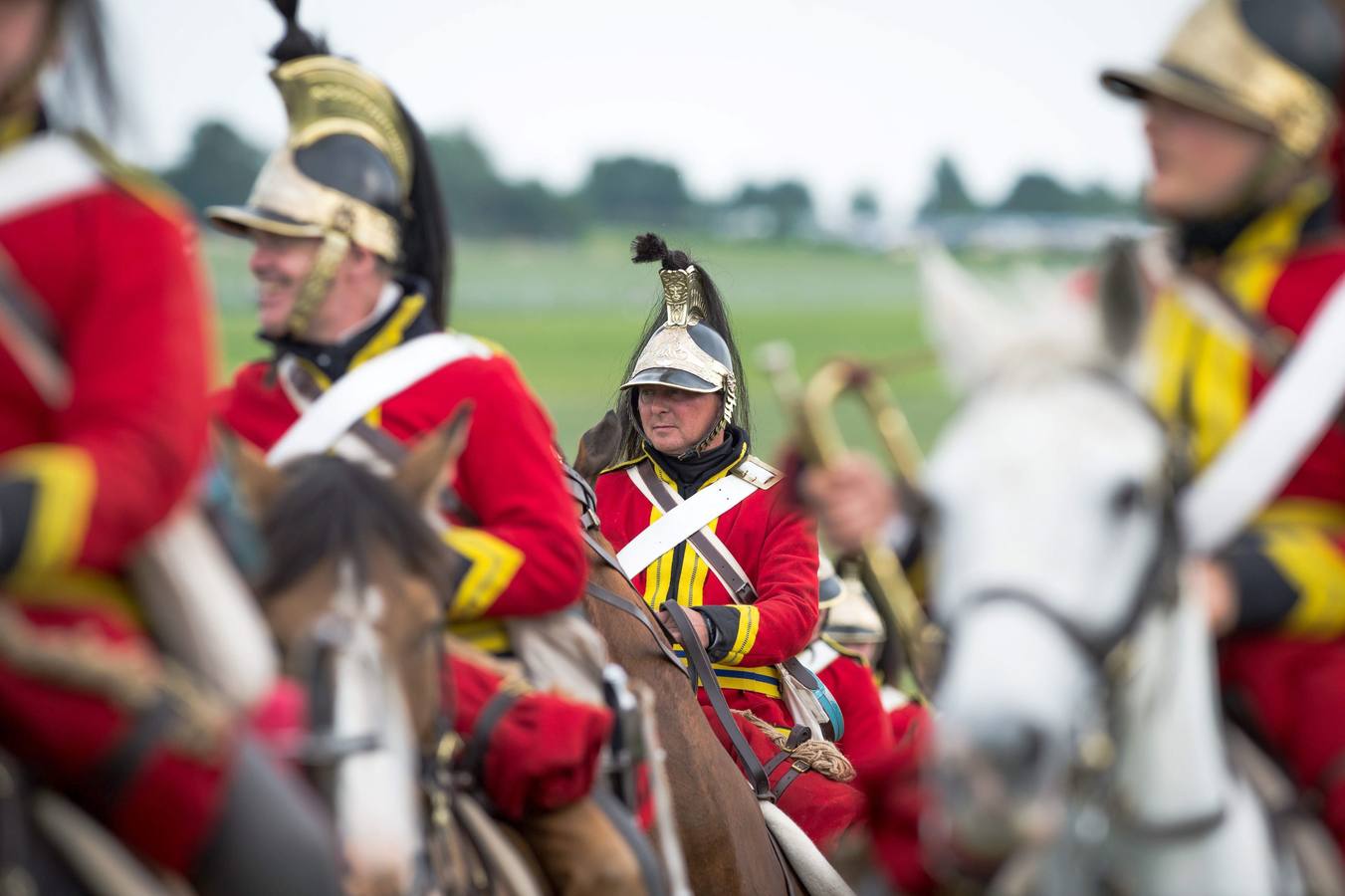 El bicentenario de la batalla de Waterloo, en imágenes