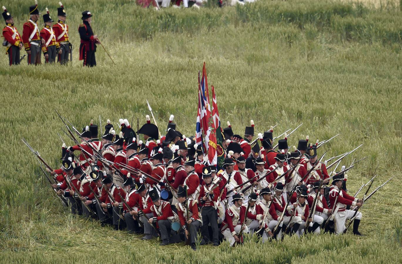 El bicentenario de la batalla de Waterloo, en imágenes