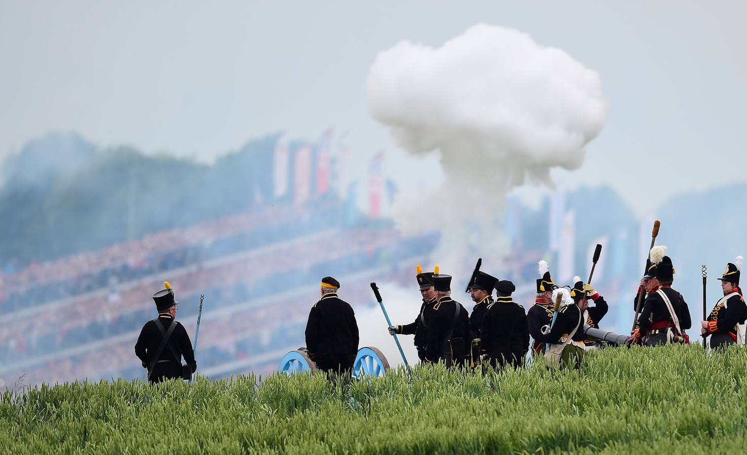 El bicentenario de la batalla de Waterloo, en imágenes