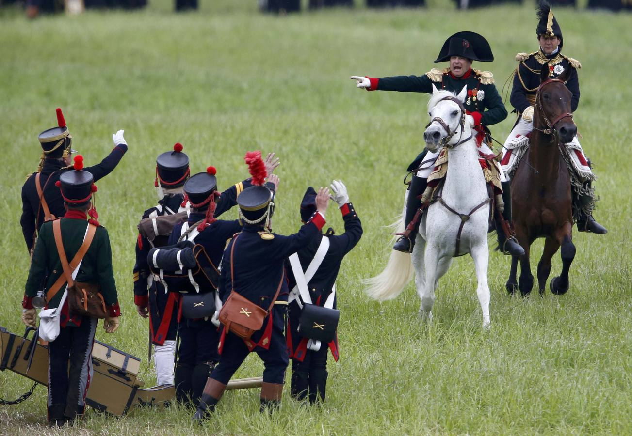 El bicentenario de la batalla de Waterloo, en imágenes