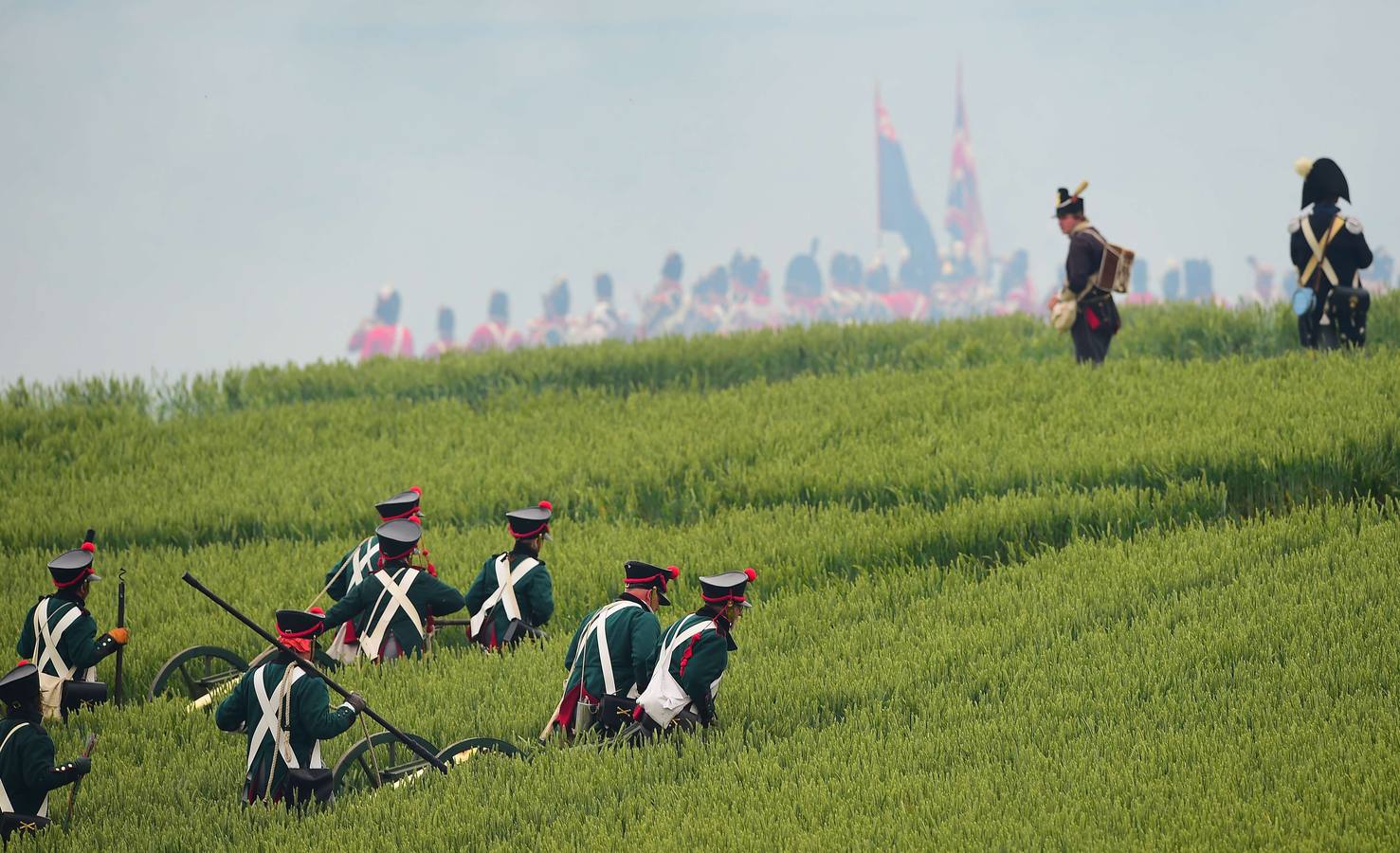 El bicentenario de la batalla de Waterloo, en imágenes