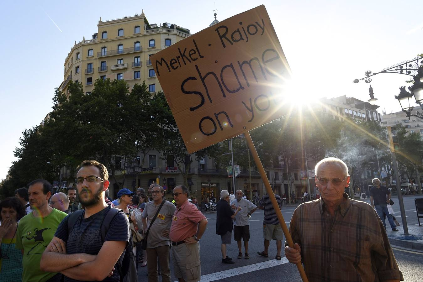 Cerca de 17.000 personas se manifestan a favor del &#039;No&#039; en el referéndum en Grecia