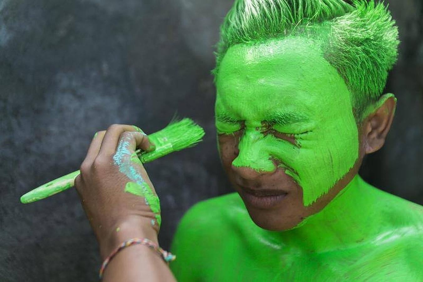 Pintura para espantar a los malos espíritus