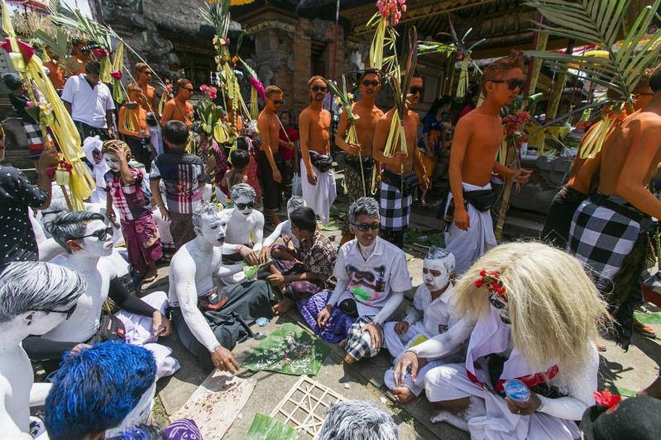 Pintura para espantar a los malos espíritus