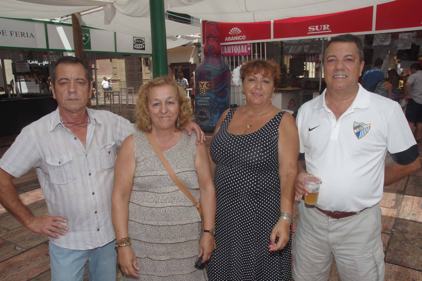 Antonio Morillo, Maribel Campos, Lola Berrocal y José María Morillo.. 