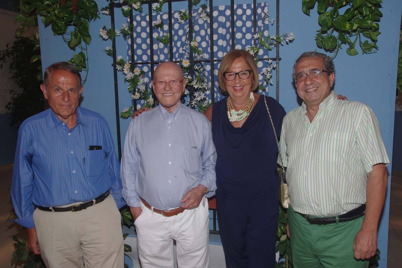 Antonio Pascual, Antonio Serrano, la consejera de Educación de la Junta de Andalucía, Adelaida de la Calle, y el rector de la Universidad de Málaga, José Ángel Narváez.