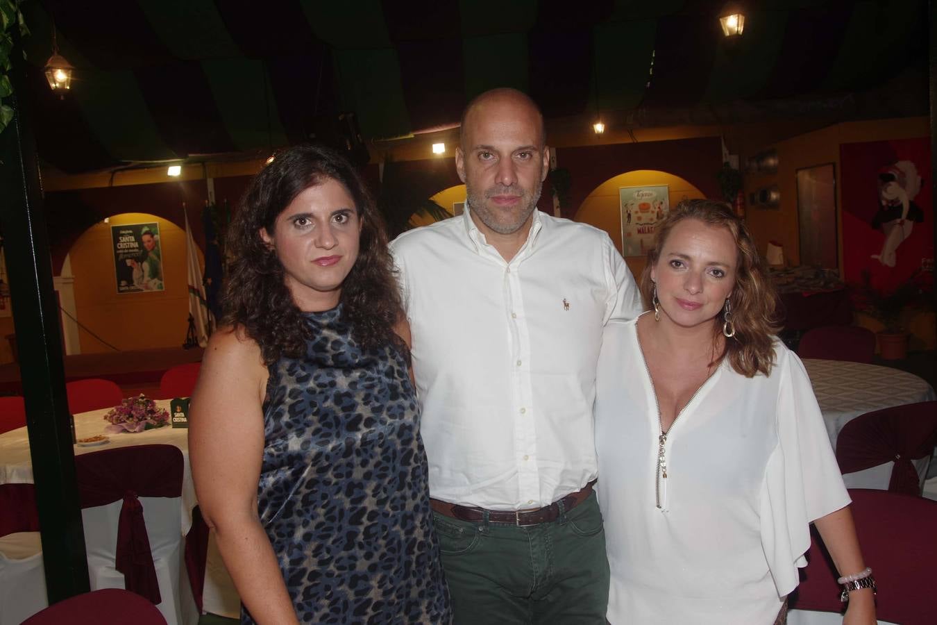 Dolores Martínez, Juan Antonio Martínez y Geraldine Brito, de Sevilla y Tenerife.