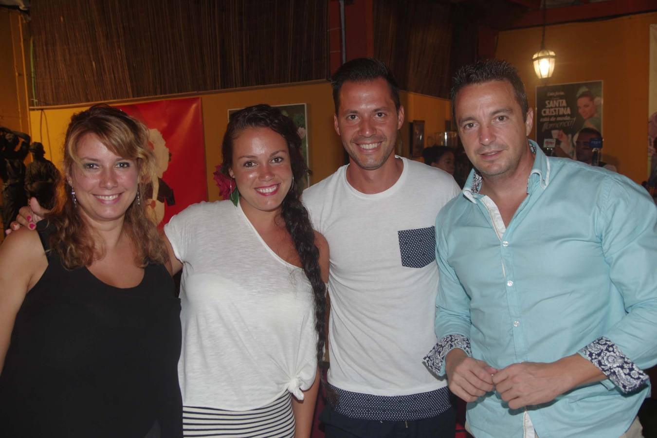 Lorena Martín, Sara Peláez, David Ruiz y José López.