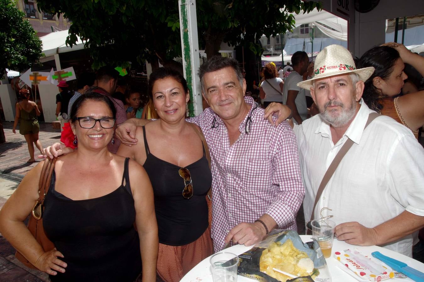 Carmeli Rueda, Ana María García, Gabriel Delgado y Ricardo Gómez.