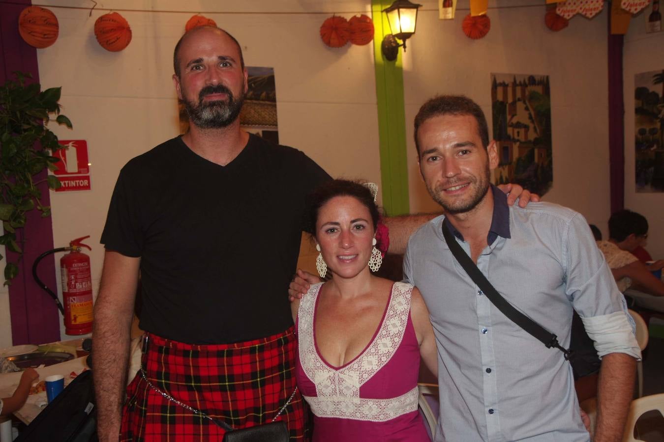 Patxi Santos, Nerea González e Ignacio Iglesias.