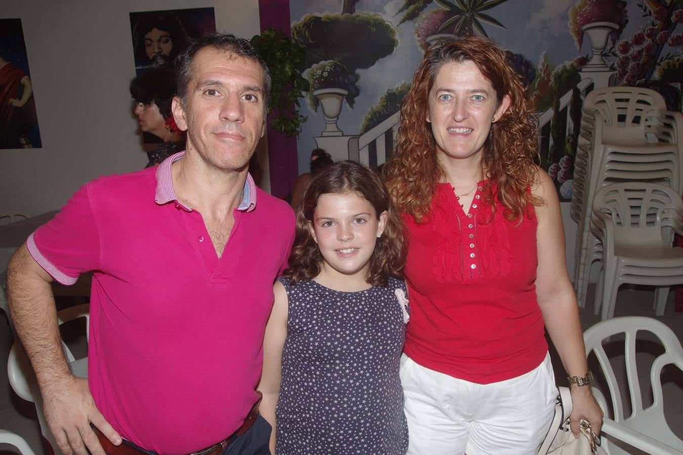 Fernando Claros, Laura Claros y Ana Belén Valverde.