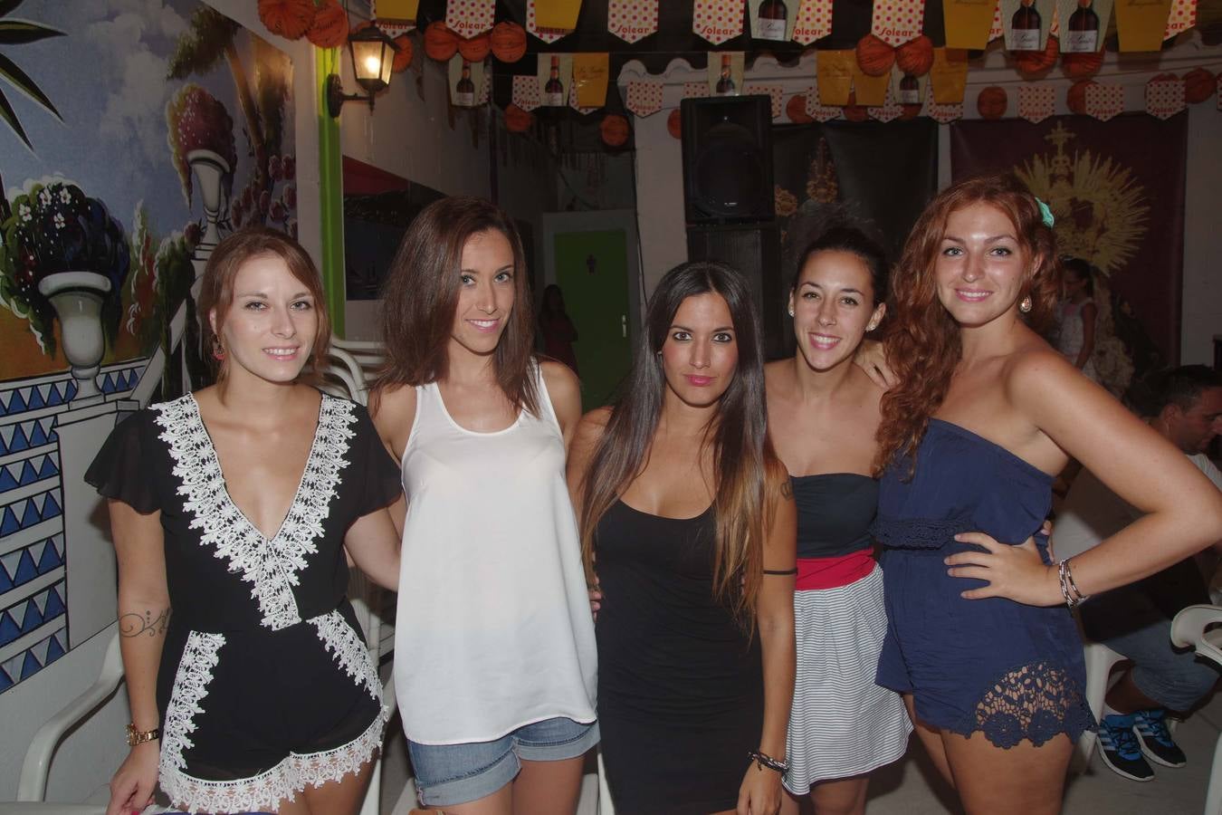 Elena Tameish, Sara Gómez, Silvia Rodríguez, Enma Guardia y Shus Ibáñez.