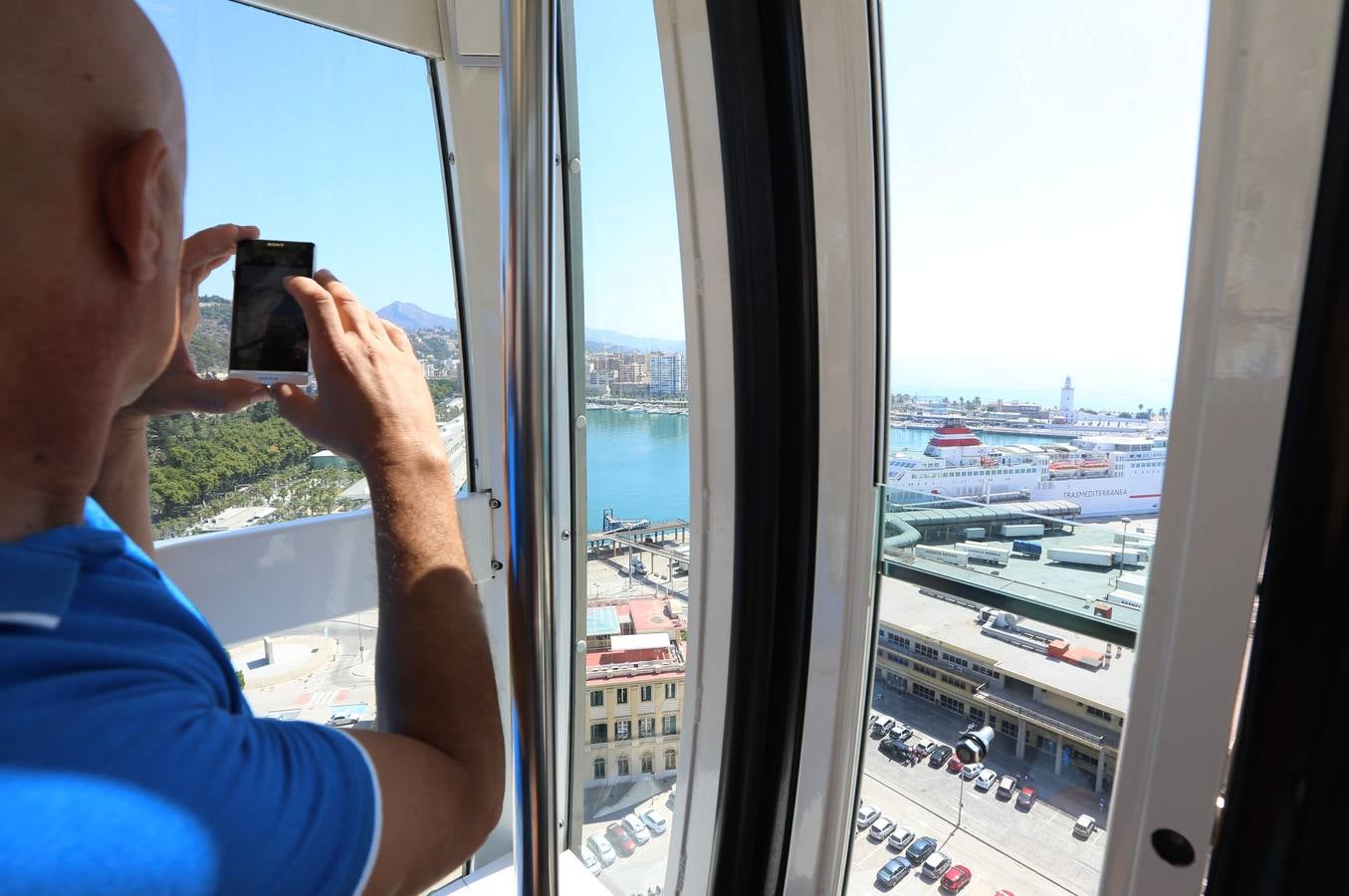 Así se ve Málaga desde la noria
