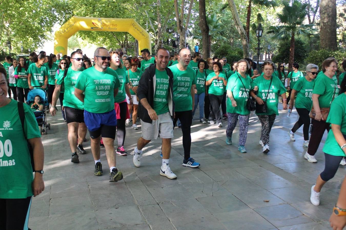 Fotos de la IV Marcha por el Alzheimer en Ronda