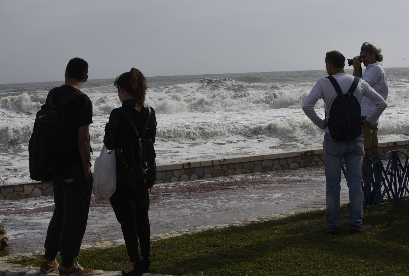 Fotos del temporal de este domingo en Málaga capital