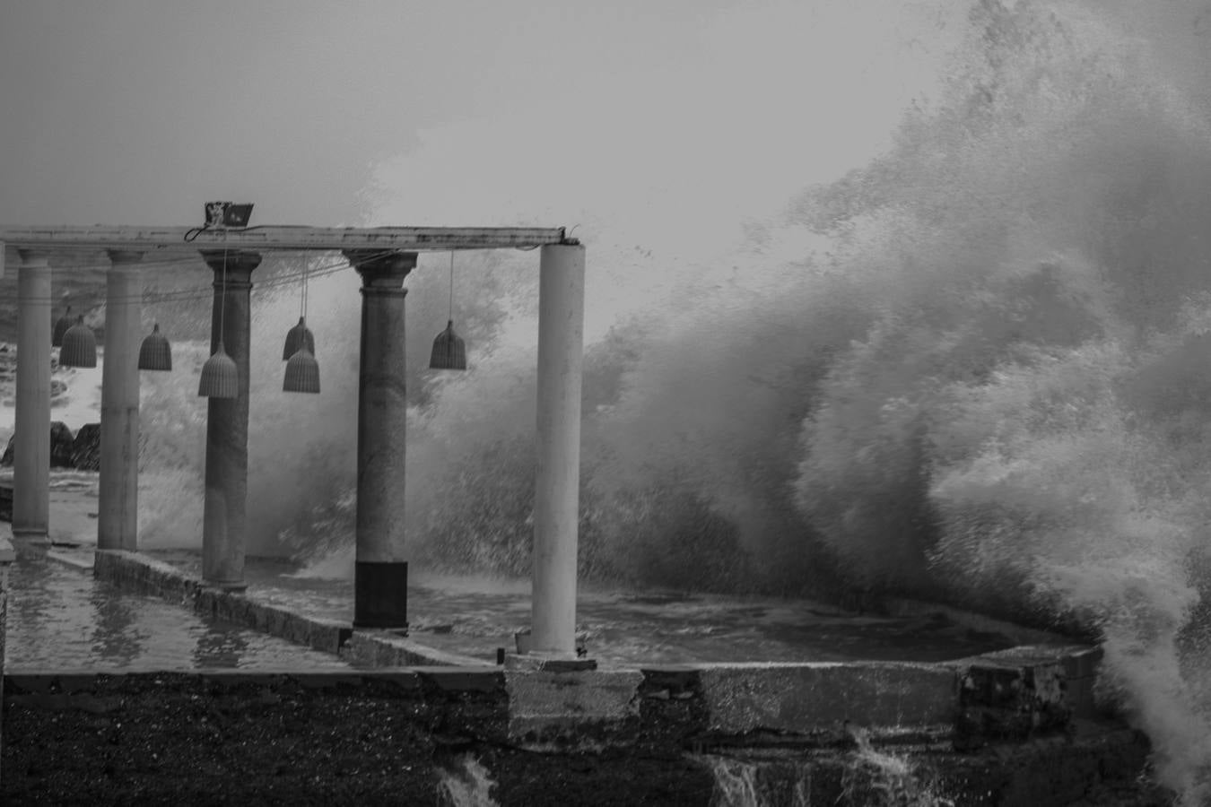 Fotos del temporal de este domingo en Málaga capital