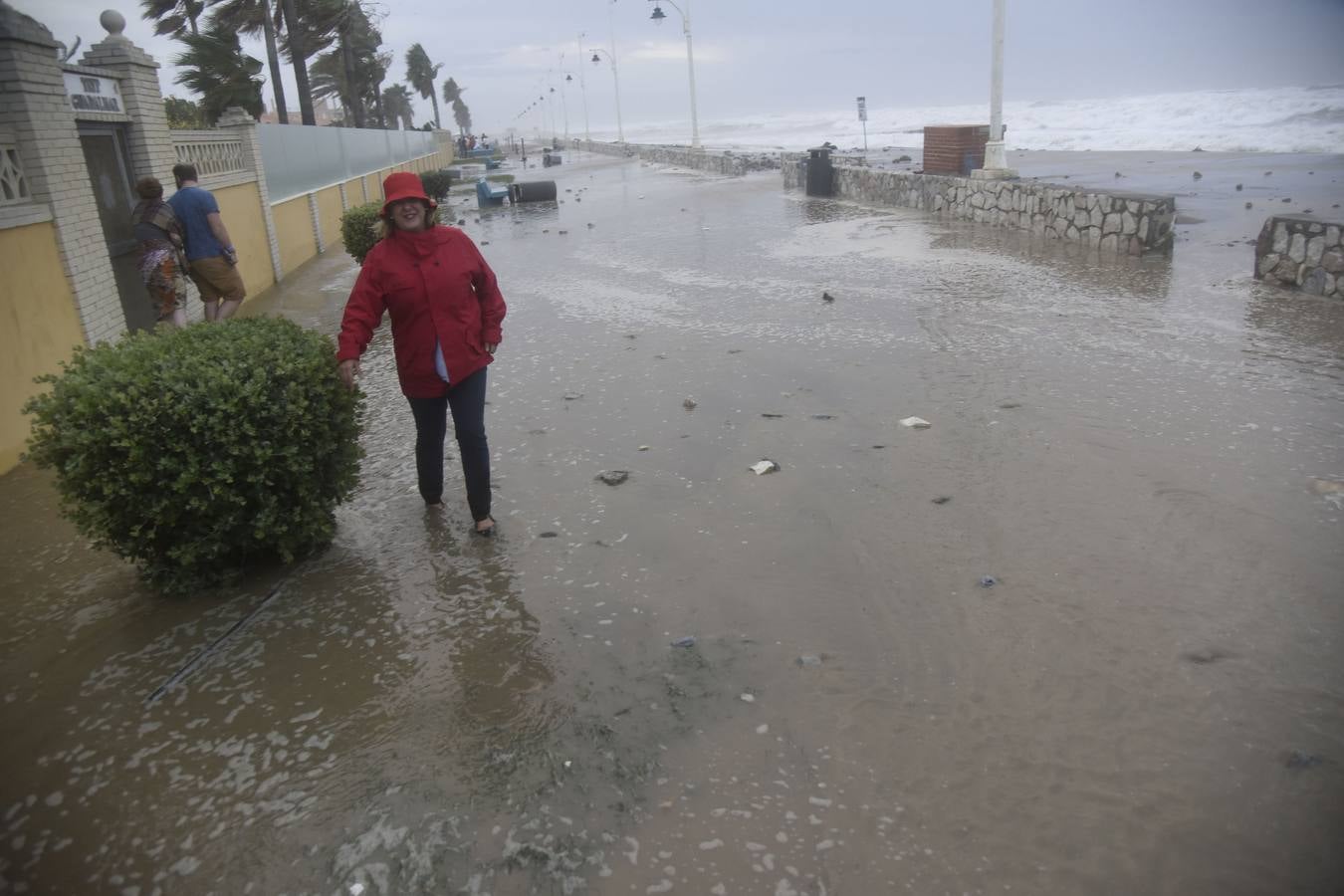 Fotos del temporal de este domingo en Málaga capital