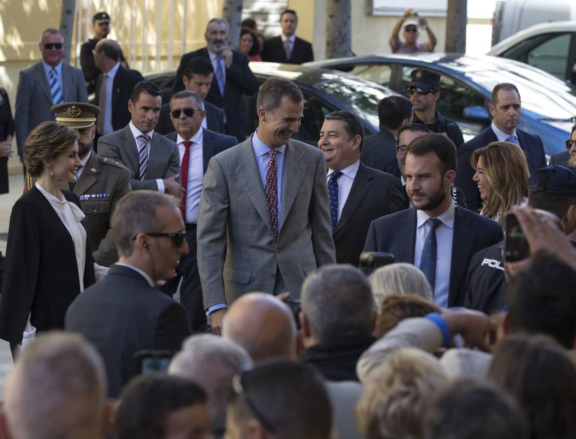 Fotos de la visita a Málaga de los Reyes de España