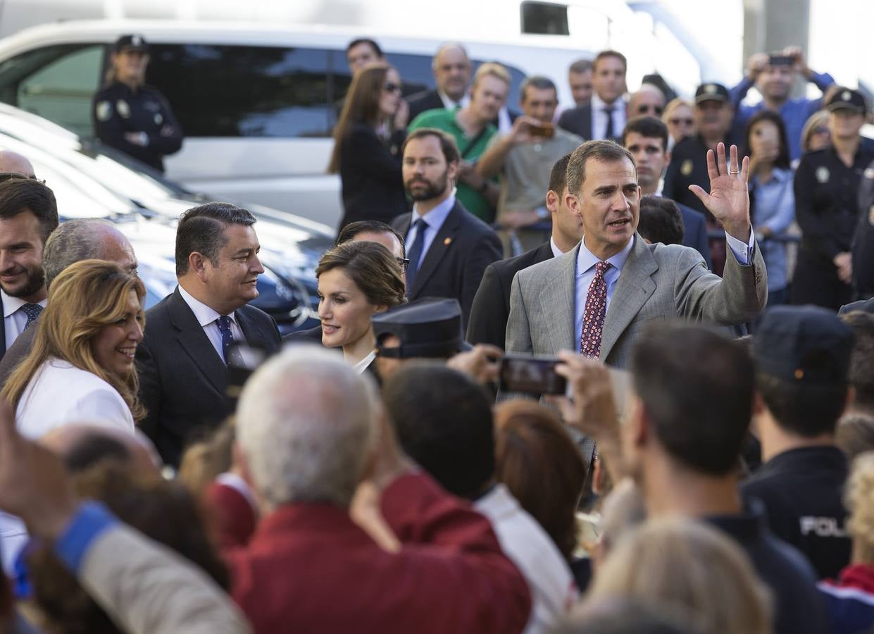 Fotos de la visita a Málaga de los Reyes de España