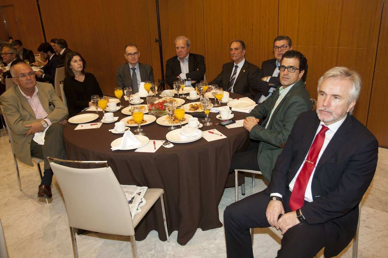 Mesas de invitados al foro de SUR &#039;Los retos de futuro&#039;
