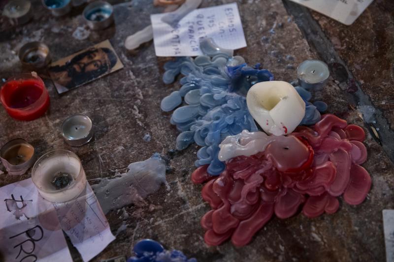 La plaza de la Constitución, en silencio por París