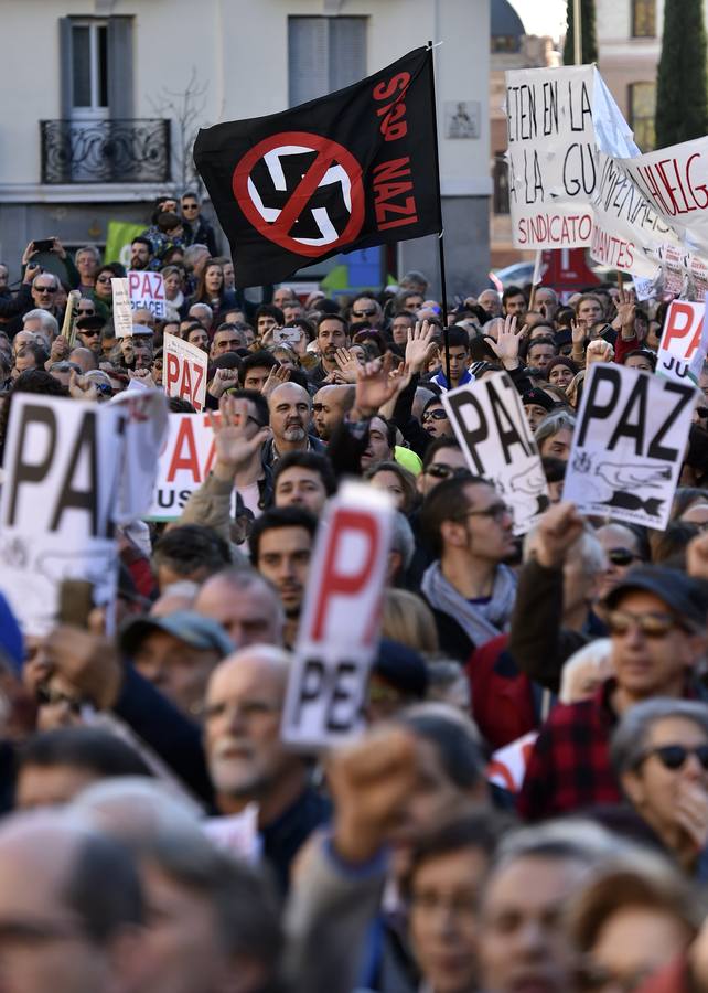 Manifestación contra el terrorismo y la guerra