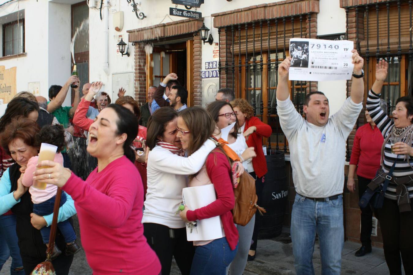 Celebración de la Lotería de Navidad en Villanueva de la Concepción