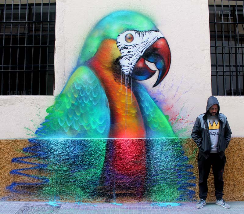 El grafiti salvaje de Ddarko