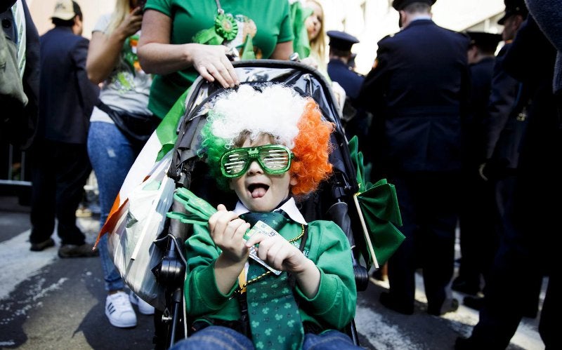 Celebración de la festividad de San Patricio por el planeta