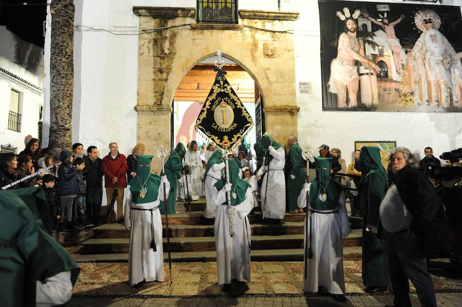 Fotos de la procesión del Cristo atado a la columna en Marbella