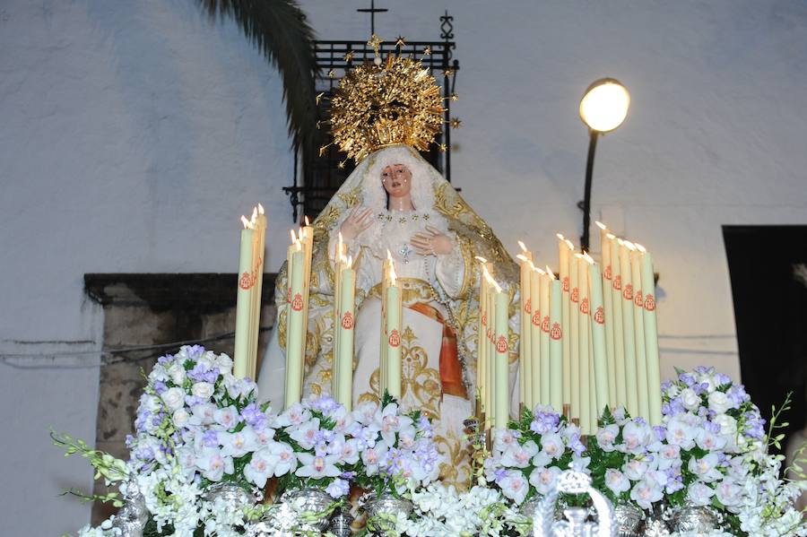 Fotos de la procesión del Cristo atado a la columna en Marbella