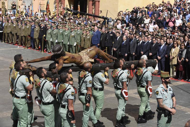 La Legión en el traslado de Mena