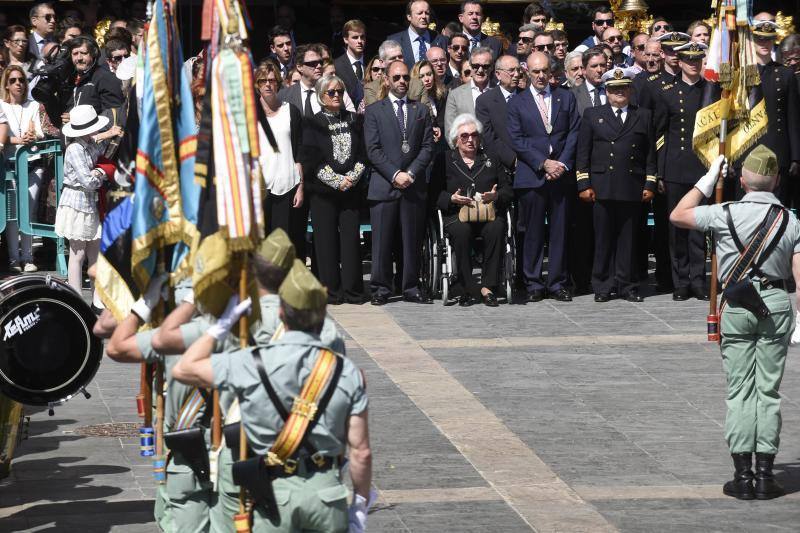 La Legión en el traslado de Mena