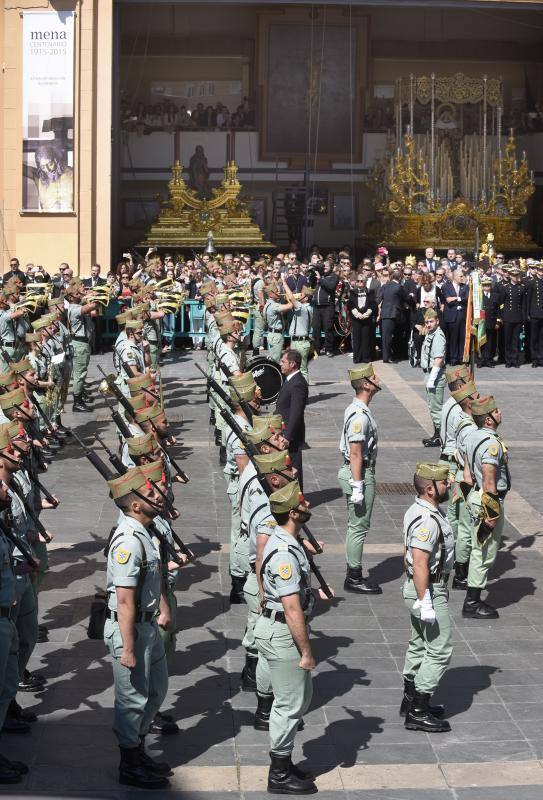 La Legión en el traslado de Mena