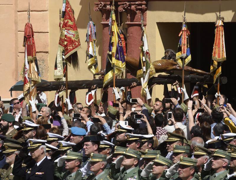 La Legión en el traslado de Mena