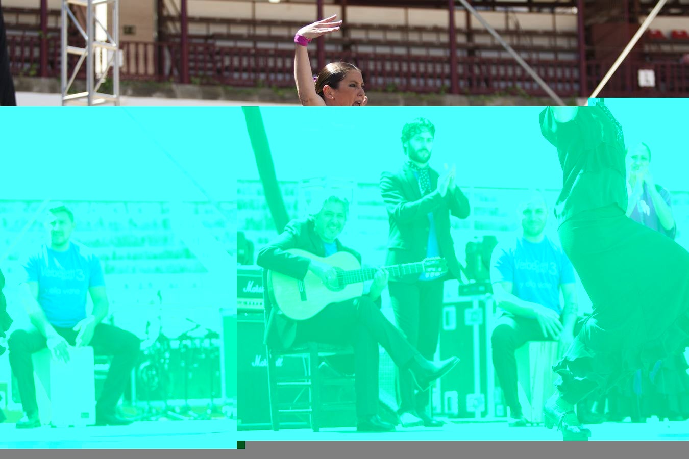 Sara Baras y Javier Ojeda en el festival benéfico VerbeRett