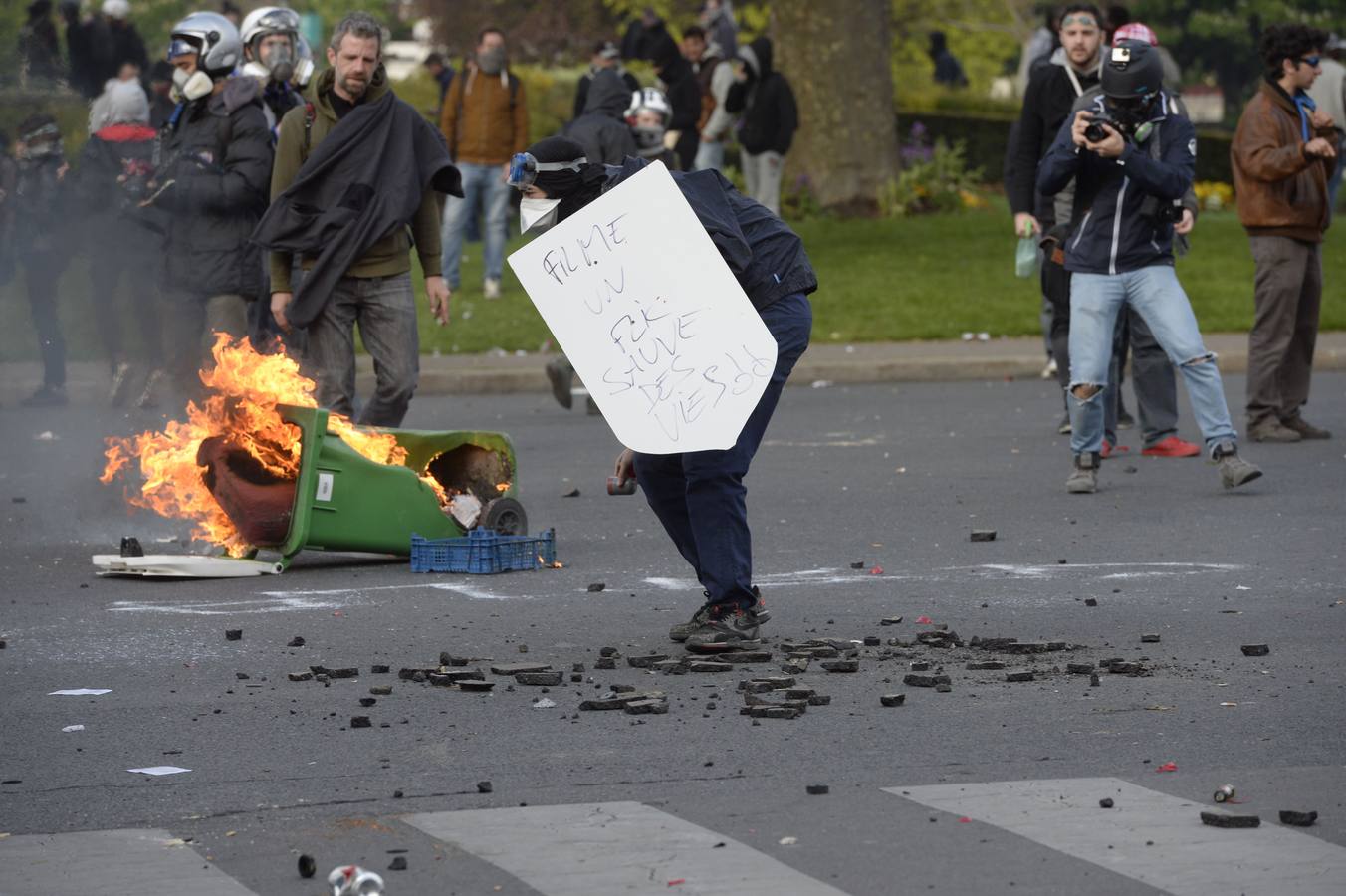 Nueva jornada de protestas en Francia contra la reforma laboral