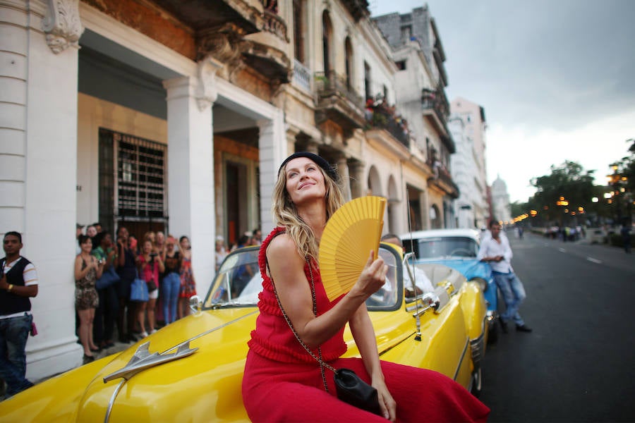 La modelo brasileña Gisele Bündchen no se quiso perder el evento.