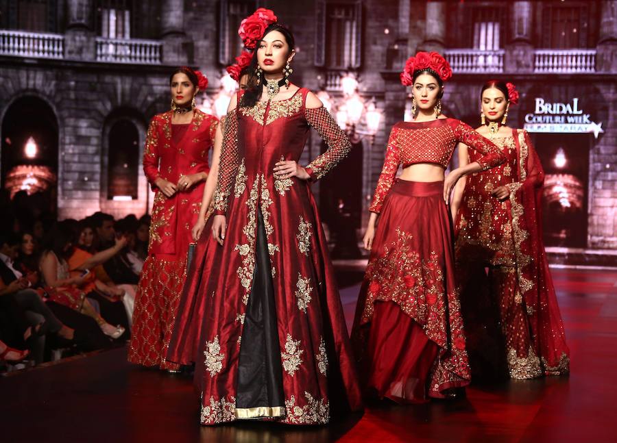 Así visten las novias en Pakistán