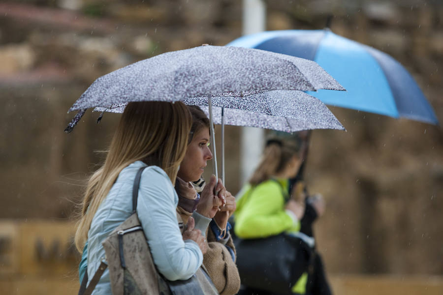 Domingo de lluvia en Málaga