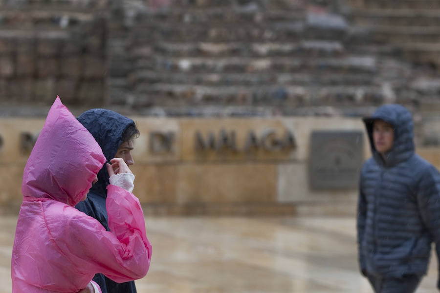 Domingo de lluvia en Málaga
