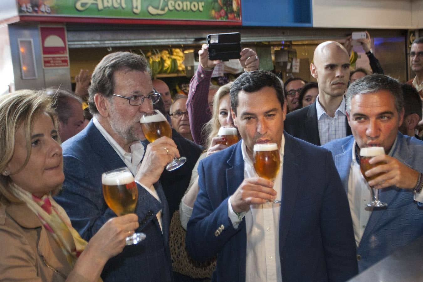 Mariano Rajoy visita el Mercado de Atarazanas