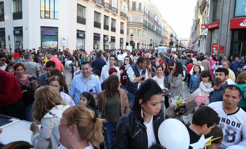 Noche en Blanco de colas y estrellas en Málaga