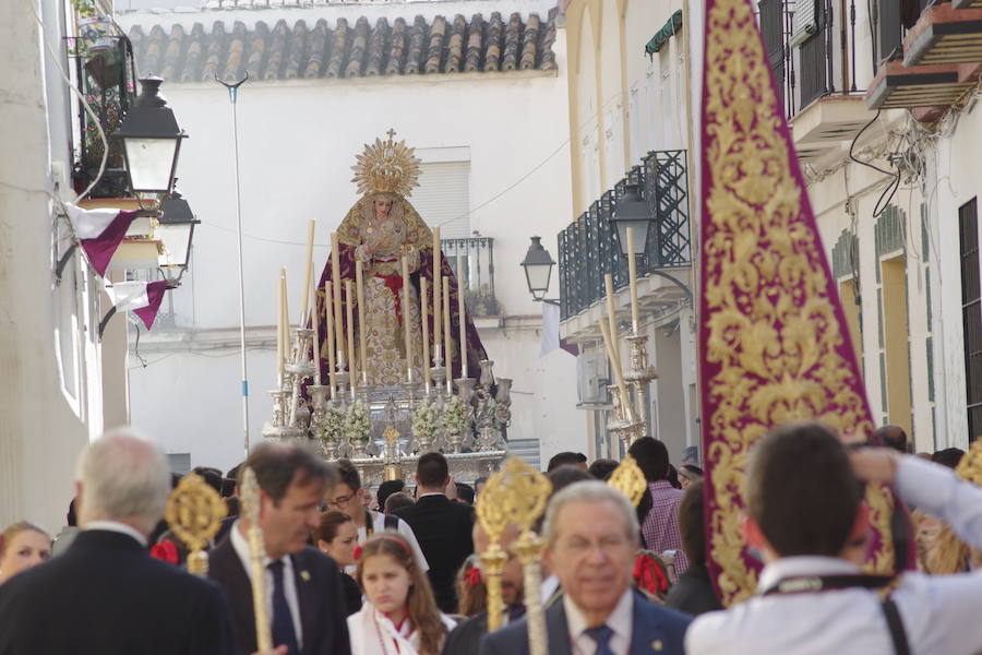 La procesión de la Virgen de la Trinidad, en imágenes