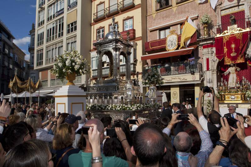 Fotos de la procesión del Corpus Christi en Málaga