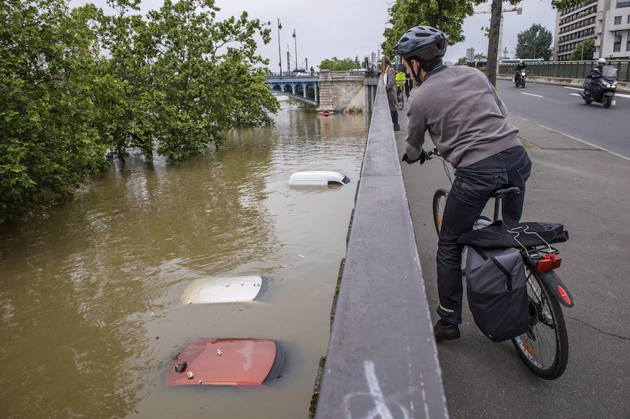 El temporal en Francia deja imágenes impactantes